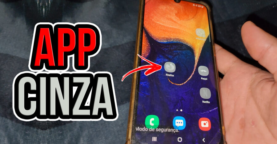 ÍCONES, APPS DO CELULAR CINZA, O QUE PODE SER – POSSÍVEL SOLUÇÃO ( se estiver em modo de segurança )