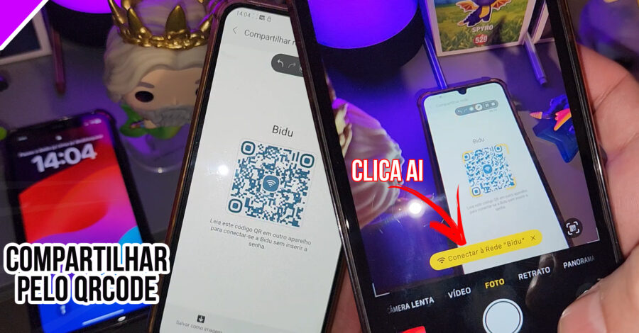 🛜 COMO COMPARTILHAR REDE WIFI PELO QRCODE