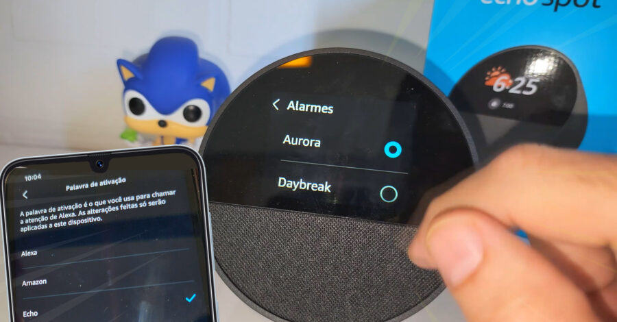 🗣️ COMO ALTERAR O SOM DE ALARME, VOLUME | MUDAR PALAVRA ALEXA PARA OUTRO : ALEXA ECHO SPOT