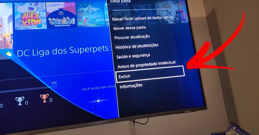 🎮 COMO DELETAR UM JOGO NO PLAYSTATION 4 ( PS4 )