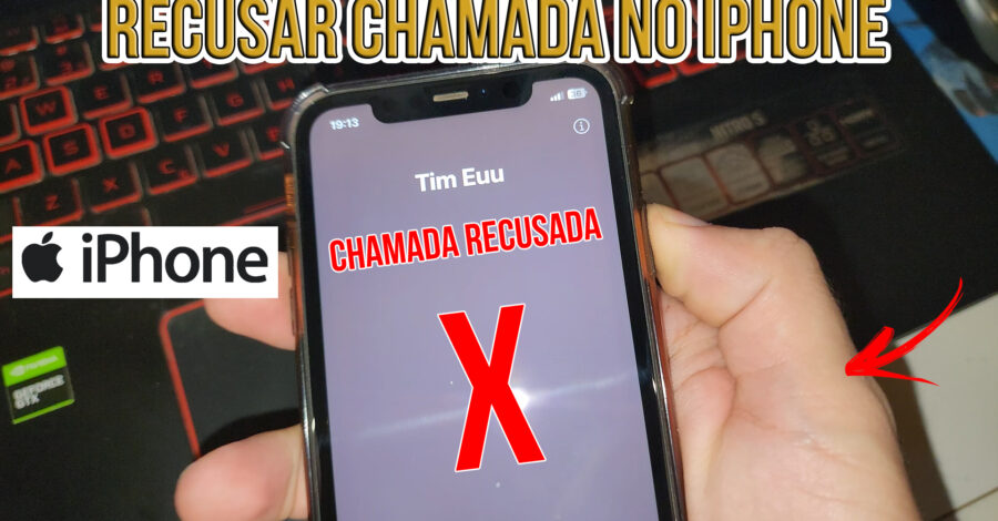 ❌ COMO RECUSAR UMA LIGAÇÃO RECEBIDA NO IPHONE ( APRENDA EM MENOS DE 1 MINUTO )
