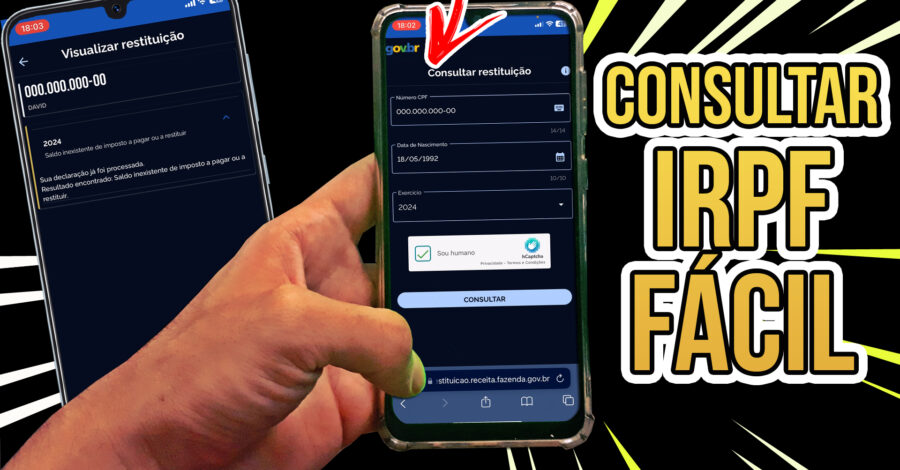 🦁 COMO CONSULTAR RESTITUIÇÃO IRPF pelo CELULAR