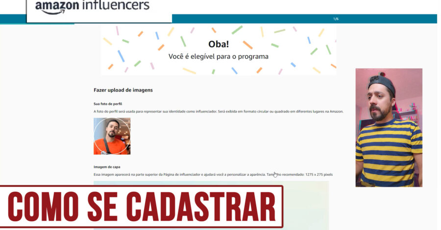 COMO SE CADASTRAR NO AMAZON INFLUENCERS | CRIAR PÁGINA ( passo a passo )
