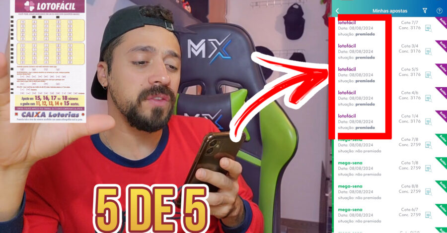 🍀 CONFERINDO OS PRÊMIOS E JOGOS QUE FIZ DA LOTOFÁCIL NO APP DA LOTERIAS