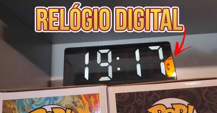 ⏰ LINDO RELÓGIO DIGITAL PARA QUARTO