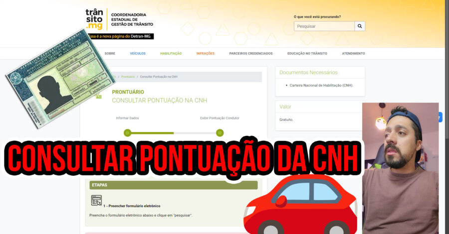 🪪 Como consultar MINHA PONTUAÇÃO NA CNH Atualmente