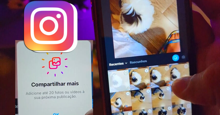 🔥 NOVIDADE: AGORA TEM COMO POSTAR ATÉ 20 FOTOS E/OU VÍDEOS NO FEED DO INSTAGRAM NA MESMA POSTAGEM