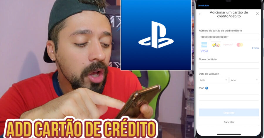 🎮 COMO ADICIONAR CARTÃO DE CRÉDITO NA PLAYSTATION STORE PELO CELULAR
