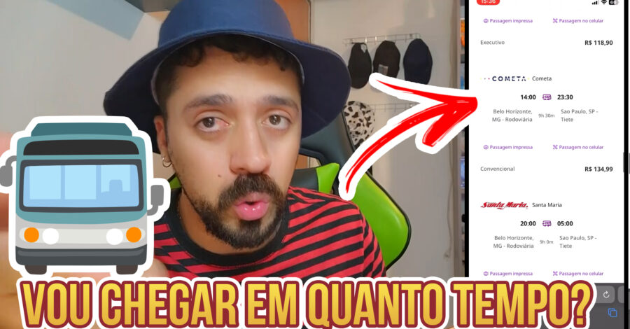 🚍 Como saber QUANTO TEMPO O ÔNIBUS DE VIAGEM vai demorar para chegar ao meu destino?