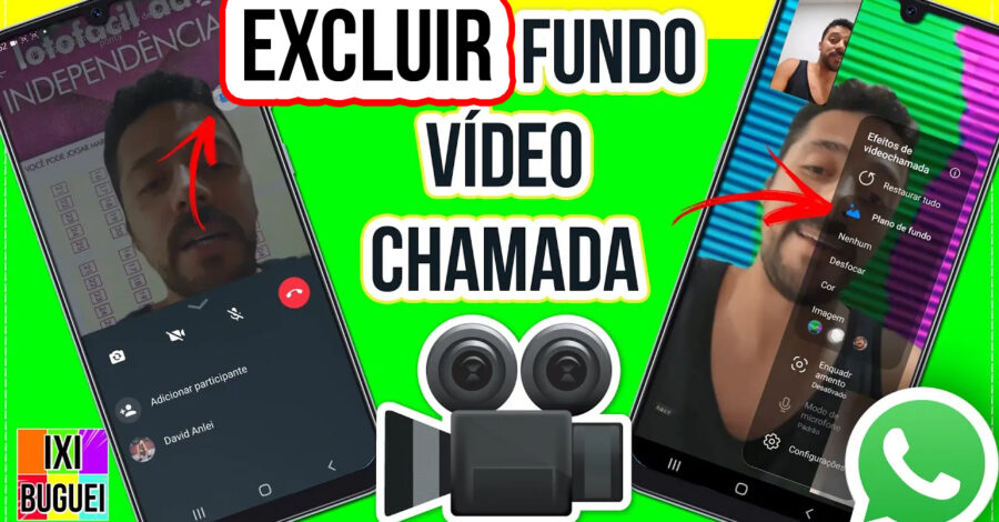 COMO EXCLUIR O FUNDO DE UMA VÍDEO CHAMADA NO WHATSAPP