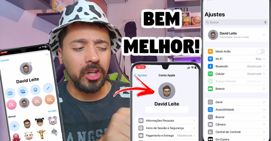 COMO ALTERAR FOTO OU EMOJI DA CONTA APPLE DO IPHONE ( ICLOUD )