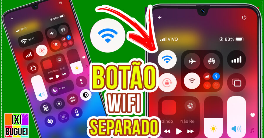 🛜 COMO COLOCAR BOTÃO WIFI SEPARADO NA BARRA DE CONTROLE DO IPHONE ( atalho )