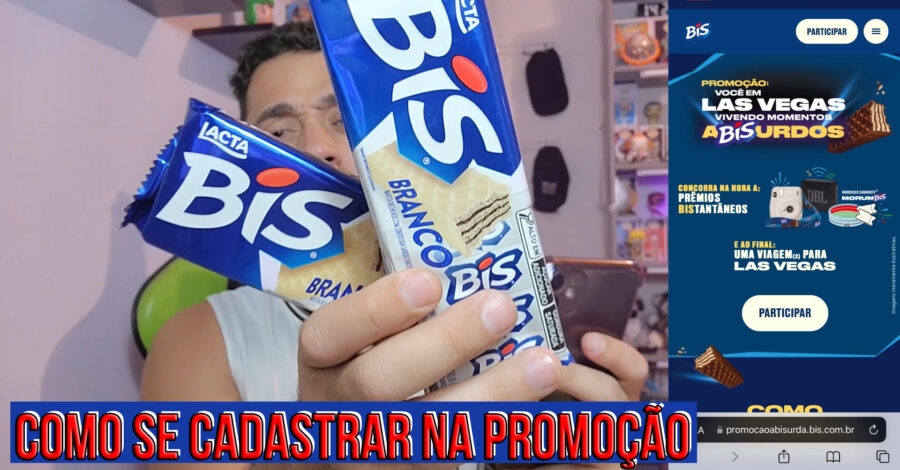 🍫 COMO CADASTRAR NA PROMOÇÃO DO CHOCOLATE BIS VOCÊ EM LAS VEGAS