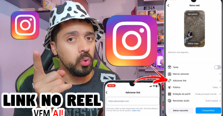🔥 VEM AI FUNÇÃO MAIS AGUARDADA: COLOCAR LINK NO REELS DO INSTAGRAM