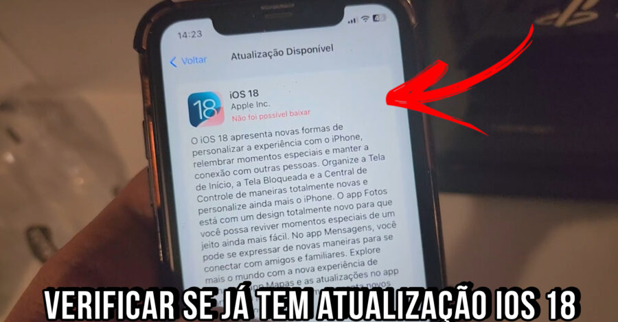 ✅ COMO VERIFICAR SE JÁ TEM ATUALIZAÇÃO DO IOS 18 de 2024 PARA O MEU IPHONE?