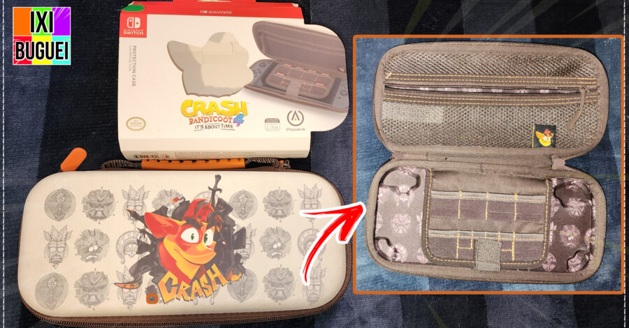 ME ENCANTEI PELA CASE CRASH BANDICOOT 4 PARA NINTENDO SWITCH PowerA ( CAPA PROTETORA )