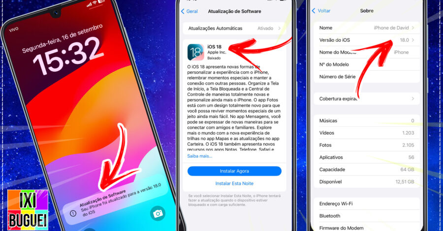 🔥 SAIU : COMO ATUALIZAR SEU IPHONE PARA IOS 18 – SEM ERROS