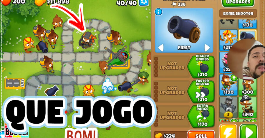 🐵 COMECEI A JOGAR UM JOGO TOP: BLOONS TD 6 ( estilo tower defense )