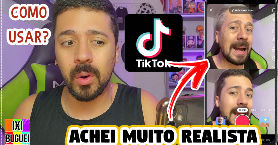 👵🏻 EXPERIMENTEI O FILTRO DO FUTURO NO TIKTOK E ENVELHECI + DE 50 ANOS ( como usar )