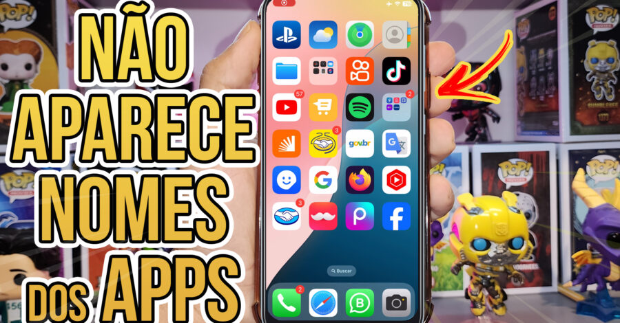 📲 SUMIRAM OS NOMES DOS APLICATIVOS DA TELA DO IPHONE, COMO NORMALIZAR?