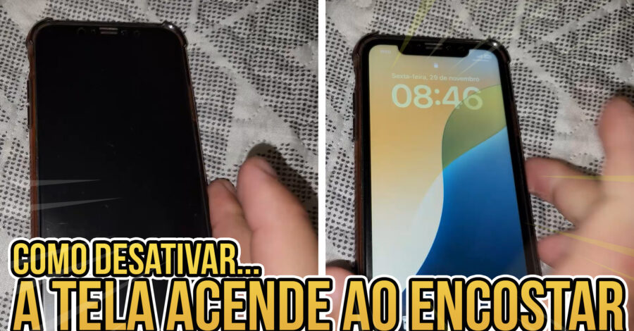 📲 COMO DESATIVAR A FUNÇÃO QUE A TELA DO IPHONE ACENDE AO ENCOSTAR O DEDO