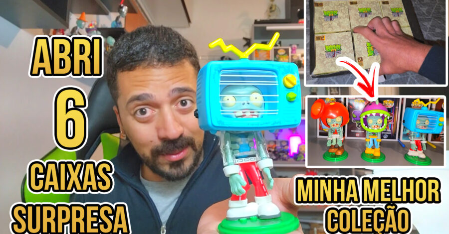 🧟 ABRINDO CAIXA SURPRESA DA COLEÇÃO MAIS LEGAL DE PLANTS VS ZOMBIES QUE EU JÁ VI – PVZ