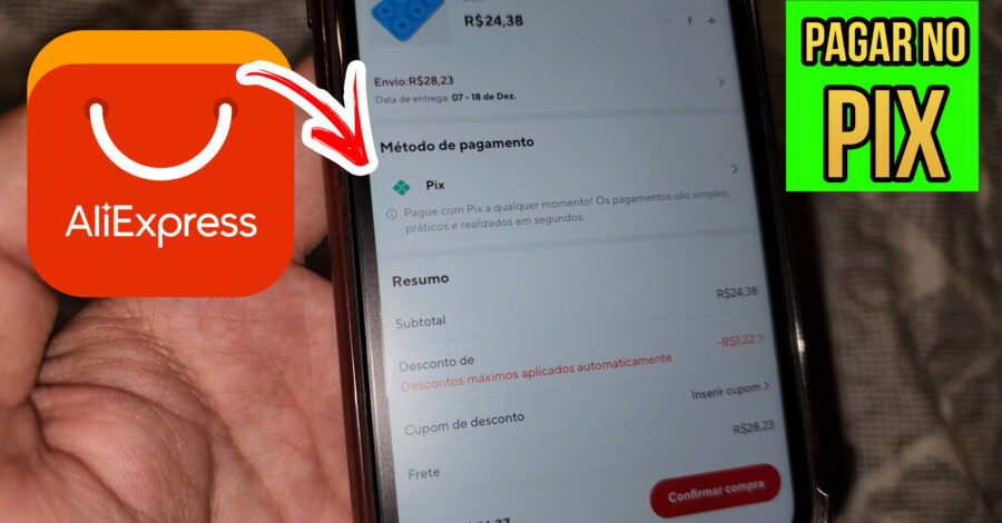 💰 COMO PAGAR NO PIX UMA COMPRA NO ALIEXPRESS