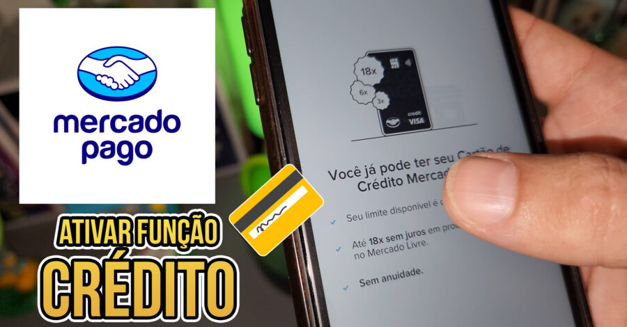 💳 COMO ATIVAR A FUNÇÃO CRÉDITO NA CONTA | CARTÃO MERCADO PAGO ? ( passo a passo )