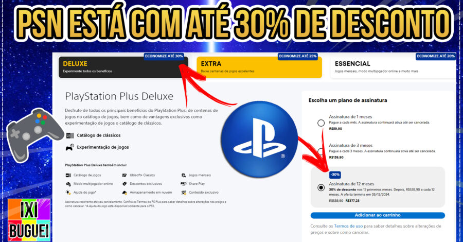 🔥 PLAYSTATION PLUS ANUAL COM DESCONTO DE BLACK FRIDAY : QUAL A DIFERENÇA, COMPENSA?