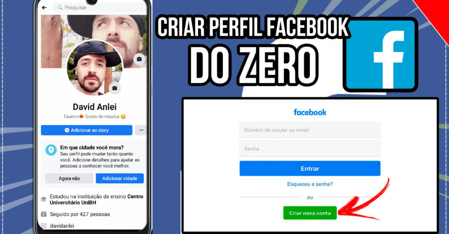 📲 COMO CRIAR PERFIL DO FACEBOOK DO ZERO PASSO A PASSO