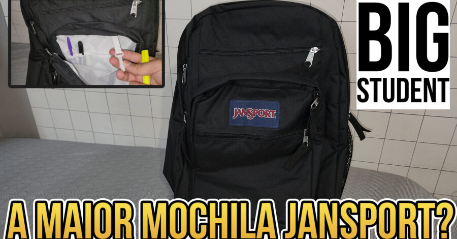 🎒 UMA TOUR PELA MOCHILA JANSPORT BIG STUDENT