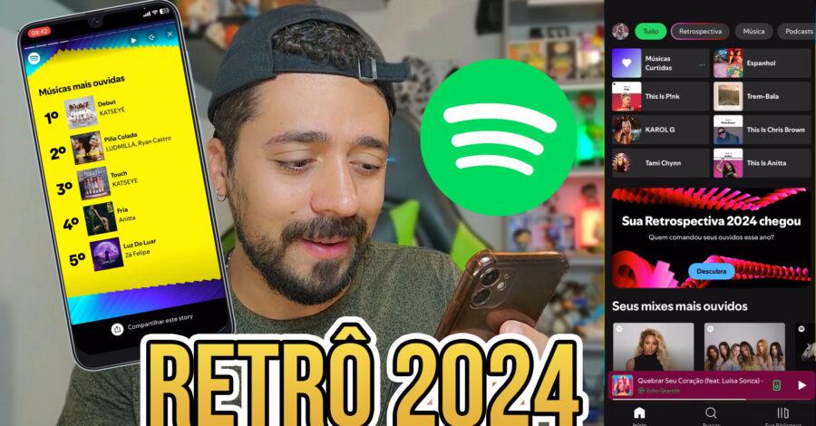 🎵 FICOU TOP MINHA RETROSPECTIVA DO SPOTIFY DE 2024 – VEJA A SUA TAMBÉM
