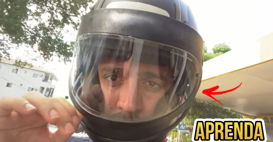 🏍️ COMO LEVANTAR A VISEIRA DO CAPACETE DA MOTO