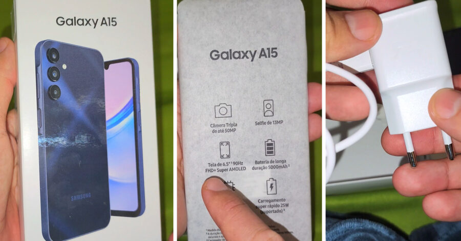 📲 TUDO QUE VEM NA CAIXINHA DO CELULAR SAMSUNG GALAXY A15