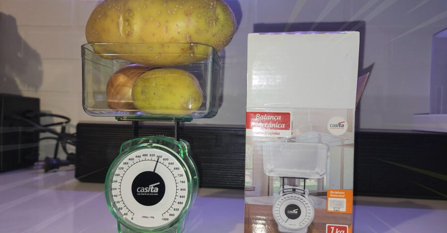 ⚖️ TESTEI A BALANÇA MECÂNICA PARA COZINHA! funcionou?
