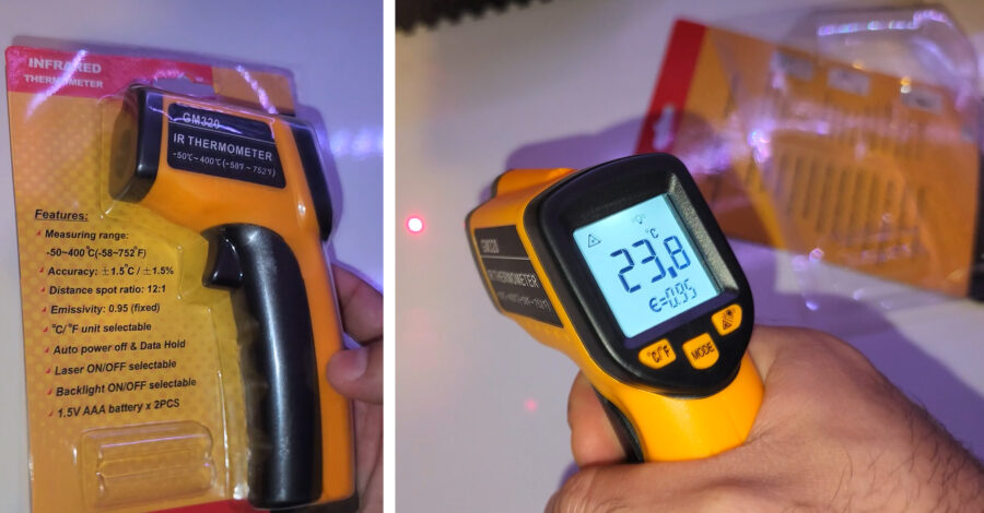 🌡️ TERMÔMETRO DIGITAL INFRAVERMELHO LASER MEDIÇÃO DE TEMPERATURA DA SHOPEE