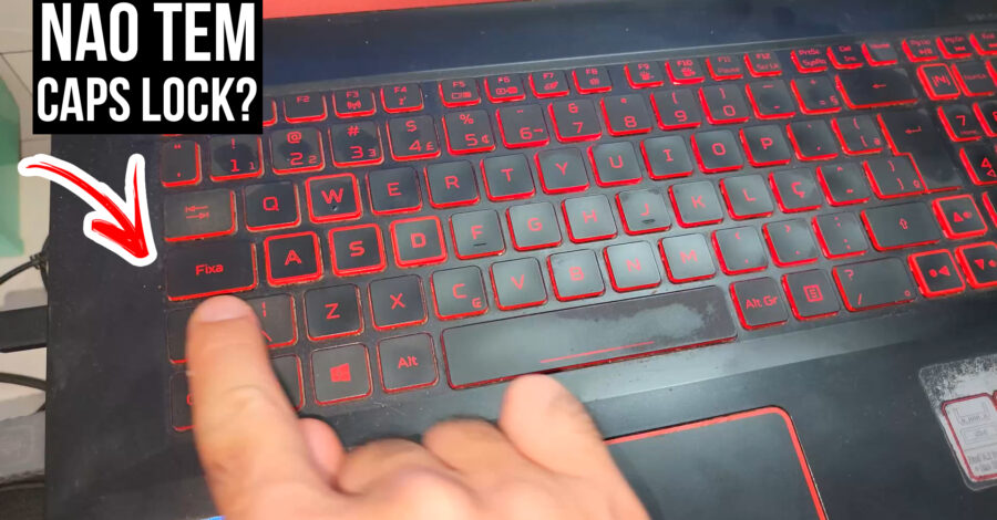 NOTEBOOK NÃO TEM A TECLA CAPS LOCK NO TECLADO? COMO COLOCAR LETRAS MAIÚSCULAS OU MINÚSCULAS?