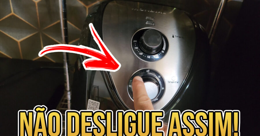 ❌ NÃO DESLIGUE SUA AIR FRYER ASSIM! VOCÊ PODE DANIFICAR ELA ( veja jeito certo )