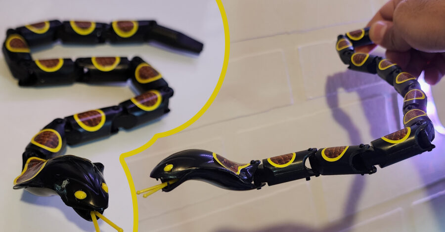 🐍 COMO É O BRINQUEDO COBRA MALUCA ARTICULADA