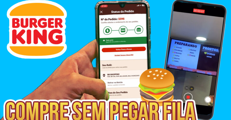🍔 COMO COMPRAR BURGER KING PELO APLICATIVO SEM PRECISAR IR NO CAIXA, SEM PRECISAR IR NO TOTEN