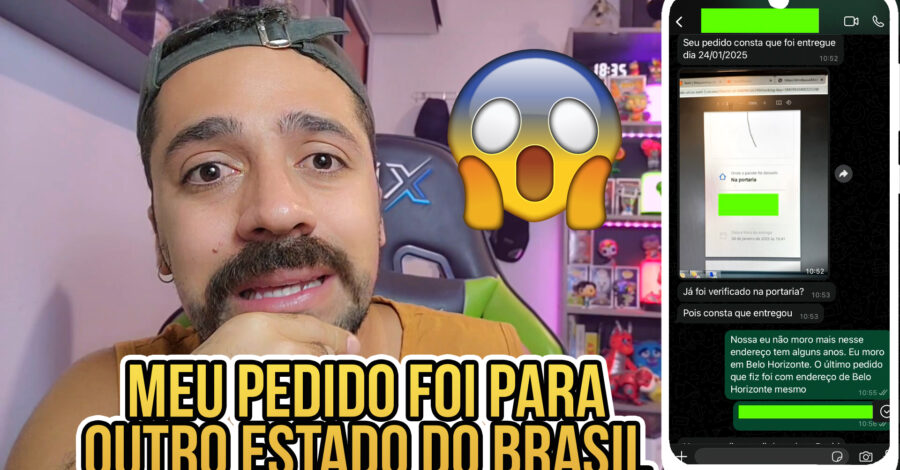 O PRODUTO QUE COMPREI FOI PARAR EM OUTRO ESTADO 😱 ( ERRO DE ATUALIZAÇÃO DE ENDEREÇO )