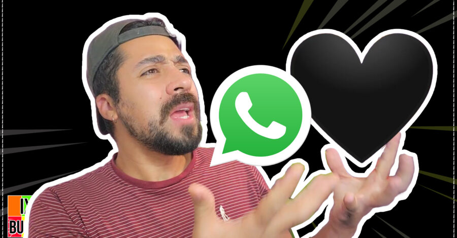 🖤 EMOJI CORAÇÃO PRETO DO WHATSAPP O QUE SIGNIFICA? QUANDO ENVIAR? DICAS, MOMENTOS