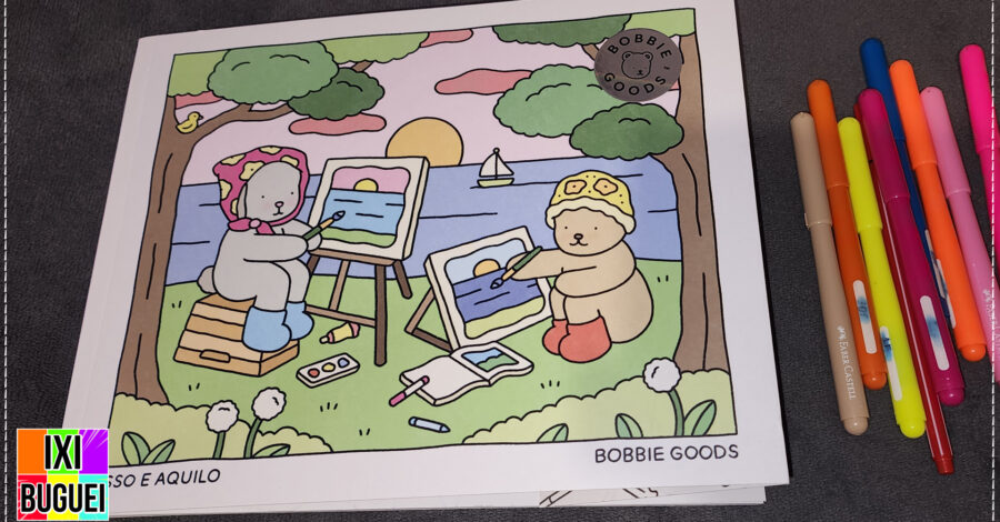🌈 AS PÁGINAS MAIS FOFAS! Livro de Colorir Bobbie Goods UNBOXING + Mostrando Tudo
