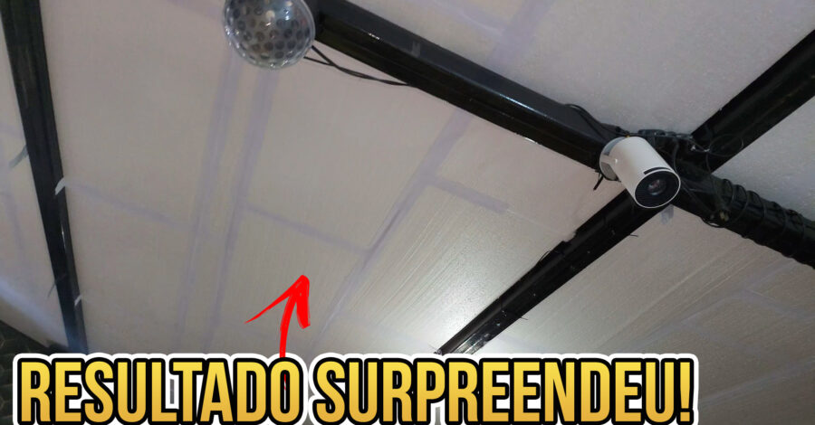 🔥 COLEI TIRAS DE PAPEL NO ISOPOR DO TELHADO METÁLICO E O RESULTADO SURPREENDEU! 😱