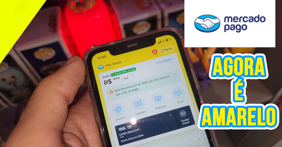 🟡 ATUALIZOU! APP DO MERCADO PAGO AGORA É AMARELO! tipo mercado livre