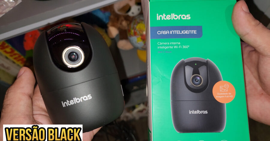 📸 UNBOXING do novo modelo : Câmera Inteligente Full HD Visão 360° Im4 C Black Intelbras