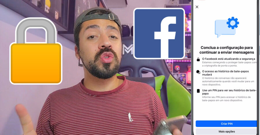 FACEBOOK MESSENGER AGORA TEM PIN : conclua a configuração para continuar a enviar mensagens