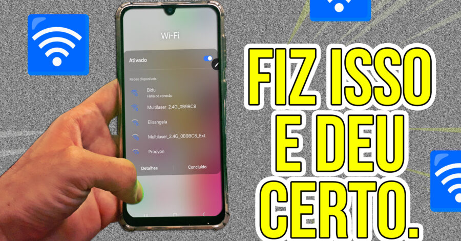🛜 INTERNET WIFI DO CELULAR DANDO FALHA DE CONEXÃO / DICA DO QUE FAZER