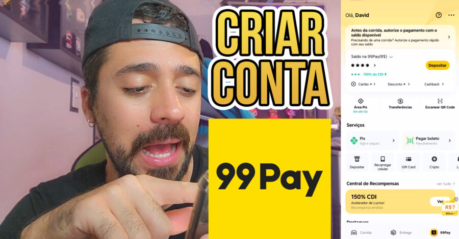 COMO CRIAR CONTA NA 99 PAY ( BANCO DIGITAL )