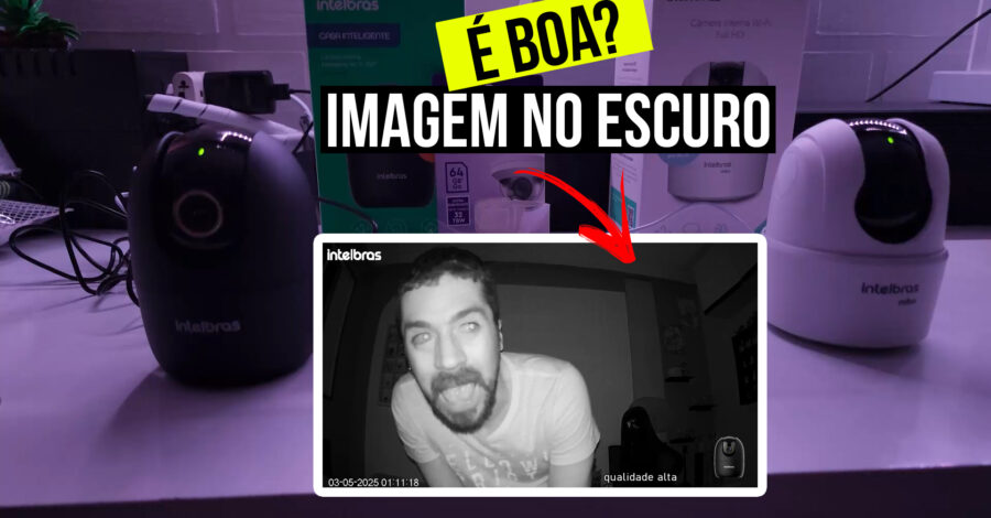 🔴 CÂMERA INTELBRAS FILMA BEM A NOITE? VEJA COMO FICA A IMAGEM DA IME 360 E IM4 BLACK 360